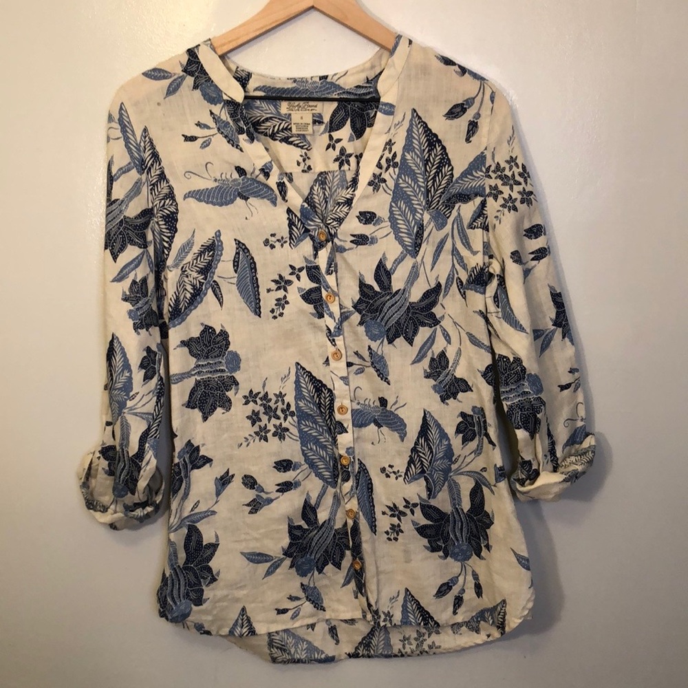 Lucky Brand Patterned Blouse